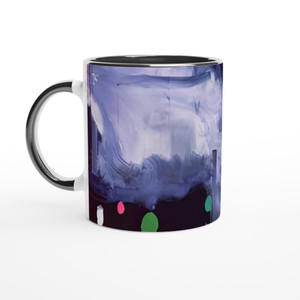 Helen Frankenthaler - Star Gazing 1989- Ceramic Mug with Color Inside
