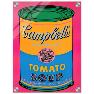 Andy Warhol  Campbells Soup Can  Acrylic Print