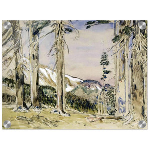 Childe Hassam  End of Timberline Mt Hood Acrylic Print