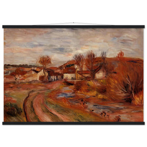 Renoir Normandy Landscape Museum Quality Matte Paper Poster with Hanger