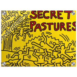 Keith Haring Bill T. Jones / Arnie Zane Secret Pastures 1984 Acrylic Print