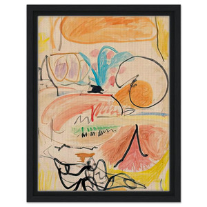 Helen Frankenthaler  Window Shade No 1 1952 Framed Canvas