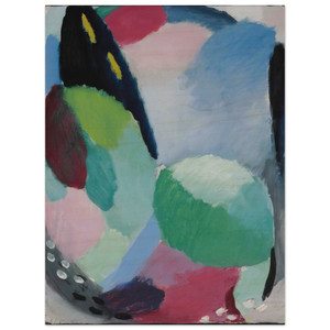 Alexej von Jawlensky  VARIATION SONNENAUFGANG 1918 Wood Print