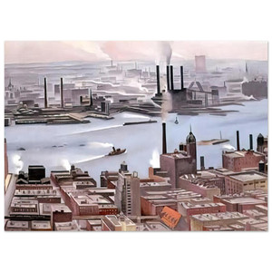 Georgia OKeeffe East River Shelton Hotel Fine Art Poster / Art Print