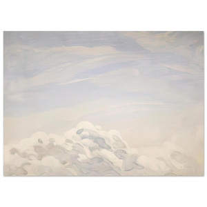 Neil Welliver  Study for Clouds I  1979 Fine Art Poster / Art Print