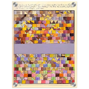 Paul Klee  ONCE EMERGED FROM THE GRAY OF NIGHT 1918 Acrylic Print
