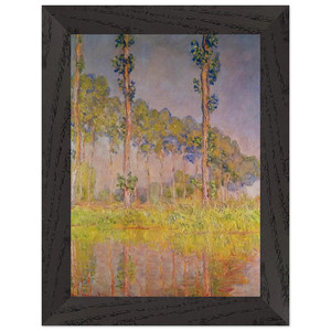 claude monet  Three Trees in Spring Premium Wooden Framed Art Print / Poster