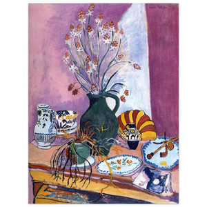 Henri Matisse  STILL LIFE WITH FLOWERS Aluminum Print