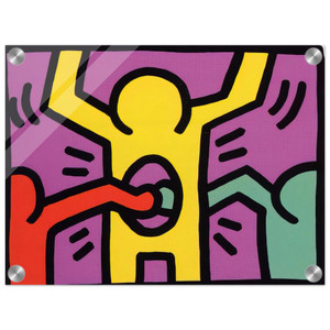 Keith Haring  POP SHOP 1 1987 N2 Acrylic Print