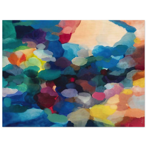 Alice Baber  Noble Numbers Wood Print