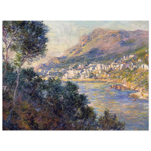 claude monet  Monte Carlo Seen from Roquebrune Aluminum Print