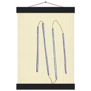 Sigmar Polke  UNTITLED 1969 N2 Museum-Quality Matte Paper Poster with Hanger