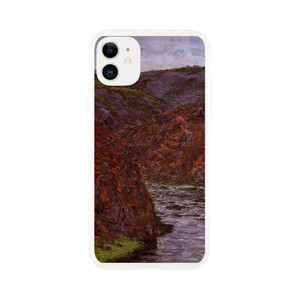 claude monet - Valley of the Creuse Grey Sky Clear case