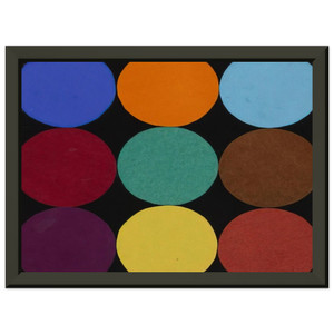 Ellsworth Kelly  Nine Colors Premium Metal Framed Art Print / Poster