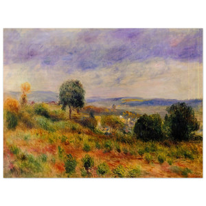 PierreAuguste Renoir  Landscape Auvers sur Oise Wood Print