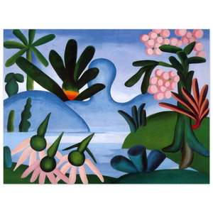 Tarsila do Amaral  The Lake Aluminum Print