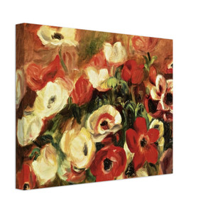PierreAuguste Renoir  Spray of Anemones Canvas