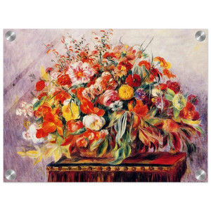 PierreAuguste Renoir  Basket of Flowers Acrylic Print