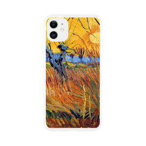 Vincent van Gogh - Pollard Willows and Setting Sun Clear case