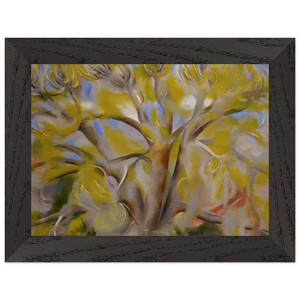 Georgia OKeeffe  Spring Tree No 1 Premium Wooden Framed Art Print / Poster