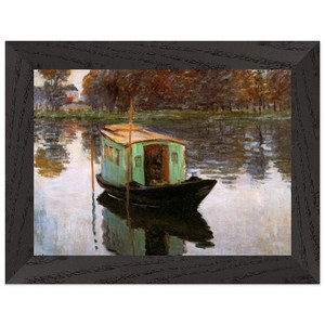 claude monet  The StudioBoat Premium Wooden Framed Art Print / Poster