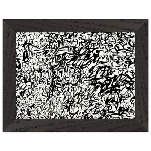 Keith Haring  UNTITLED 1978 2 N2 Premium Wooden Framed Art Print / Poster