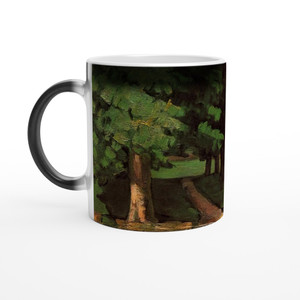 Paul Cezanne - Lane of Chestnut Trees at the Jas de Bouffan Magic Ceramic Mug