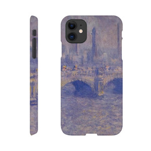 claude monet - Waterloo Bridge Sunlight Effect Slim case