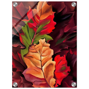 Georgia OKeeffe  Autumn Leaves  Lake George NY Acrylic Print