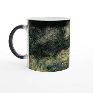 claude monet - The Japanese Bridge 10 Magic Ceramic Mug