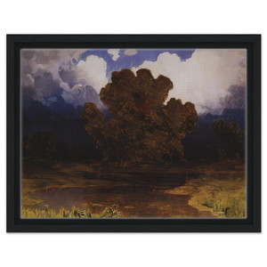 Arkhyp Kuindzhi  Forest Lake Cloud Framed Canvas