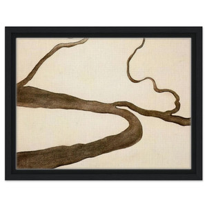 Georgia OKeeffe  Drawing IX Framed Canvas