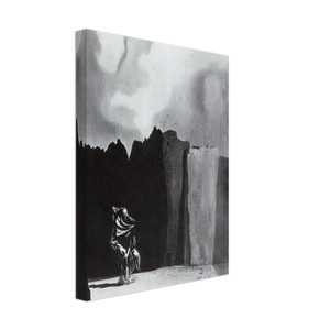 Salvador Dali  WEST SIDE OF THE ISLE OF THE DEAD Canvas