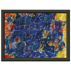 Sam Francis  Reefs Premium Metal Framed Art Print / Poster