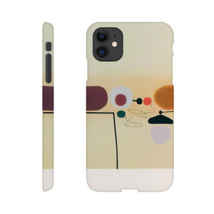 Victor Pasmore - COMPOSITE IMAGE ORANGE AND PINK Slim case