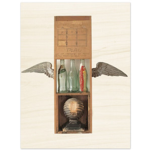 Robert Rauschenberg  COCA COLA PLAN 1958 Wood Print