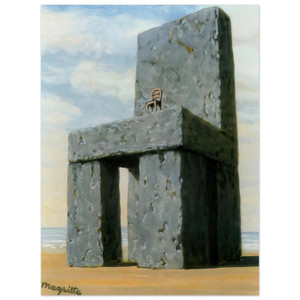 Rene Magritte  THE LEGEND OF THE CENTURIES 1950 Aluminum Print