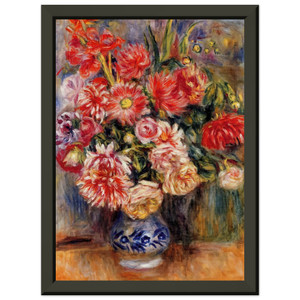 PierreAuguste Renoir  Bouquet N3 Premium Metal Framed Art Print / Poster