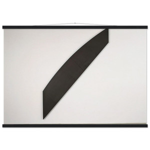 Ellsworth Kelly Diagonal with Curve IX Matte Paper Poster with Hanger