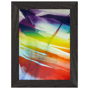 Paul Jenkins  Phenomena Franklin s Kite Premium Wooden Framed Art Print / Poster