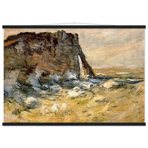 claude monet  Port dAval Museum-Quality Matte Paper Poster with Hanger