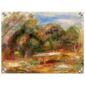 PierreAuguste Renoir  In the Garden at Collettes in Cagnes Acrylic Print