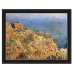 claude monet  Fishermans House at Varengeville Framed Canvas