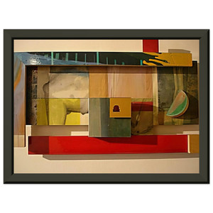 Sam Gilliam  Horse Premium Metal Framed Art Print / Poster