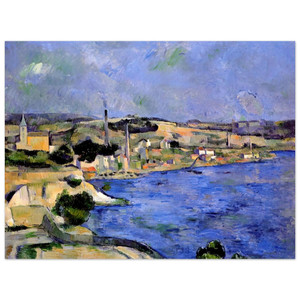 Paul Cezanne  The Bay of lEstaque and SaintHenri Aluminum Print