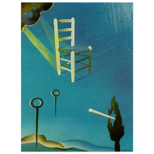 Salvador Dali  THE CHAIR 1 Wood Print