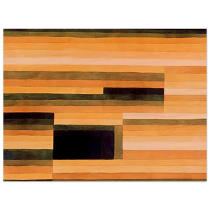 Paul Klee  ROCK CHAMBER 1929 Wood Print