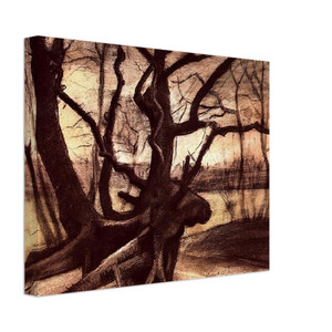 Vincent van Gogh  Study of a Tree Canvas