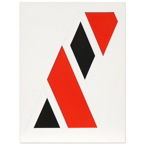 Omar Rayo  Gohei V  1970 Aluminum Print