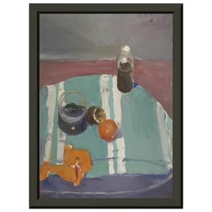 Richard Diebenkorn Still Life with Orange Peel Metal Framed Art Print